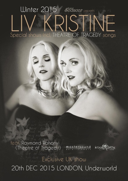 Liv Kristine susține un concert special la Londra în luna decembrie