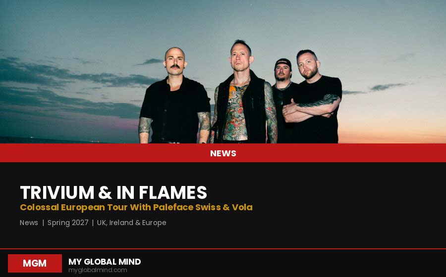 Trivium și In Flames anunță un turneu european amplu în primăvara anului 2027