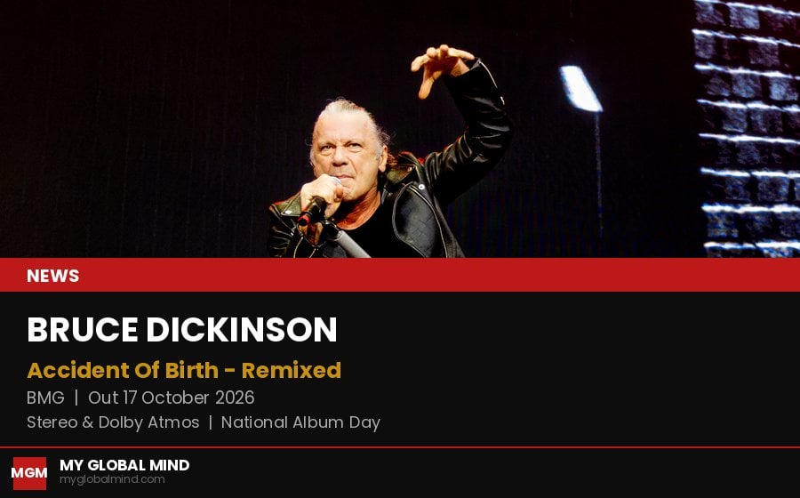 Bruce Dickinson lansează o ediție remixată a albumului Accident of Birth