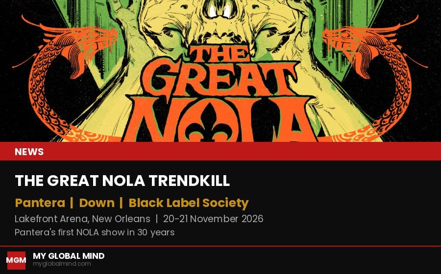 Pantera va concerta la New Orleans în cadrul turneului aniversar
