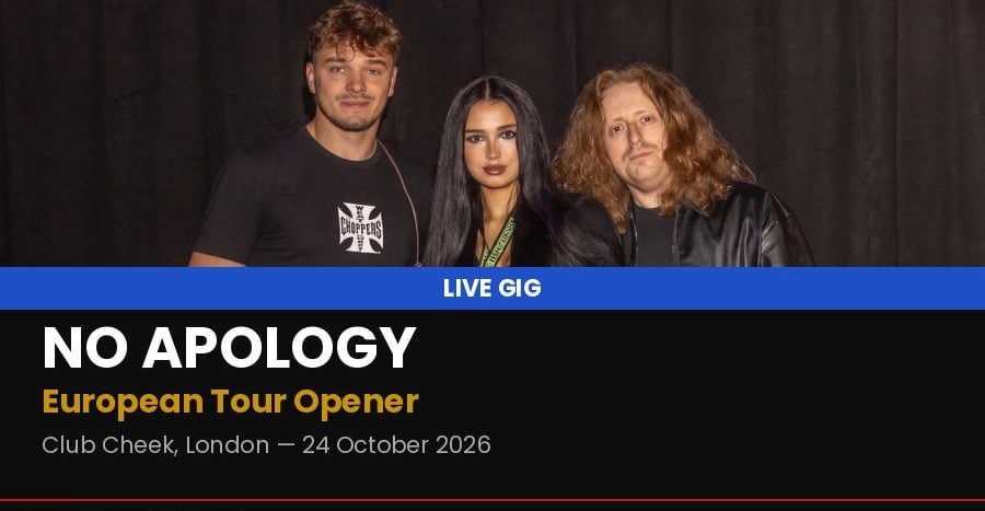 Trupa ucraineană de alternative metal No Apology a început turneul european la Londra