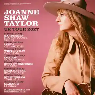 Joanne Shaw Taylor a anunțat un turneu în Marea Britanie pentru luna mai 2027