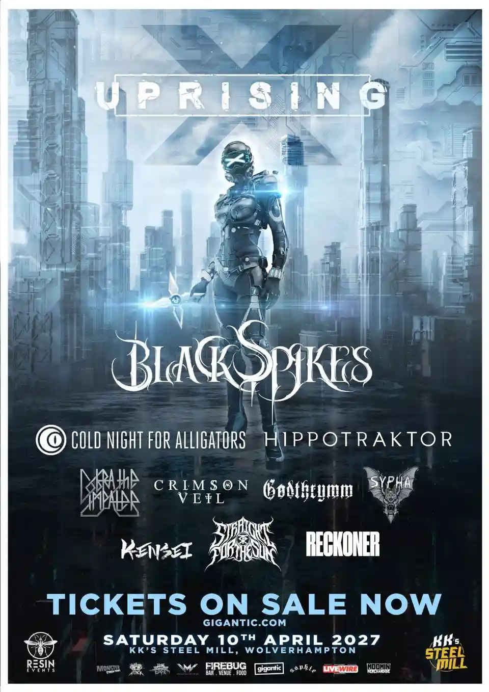 Trupa Black Spikes și Hippotraktor pe afișul festivalului Uprising X