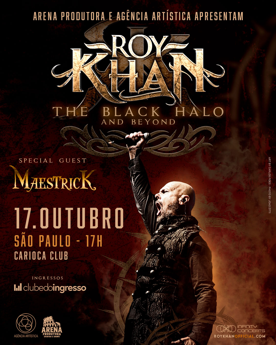 Roy Khan va interpreta o piesă inedită în cadrul turneului din Brazilia