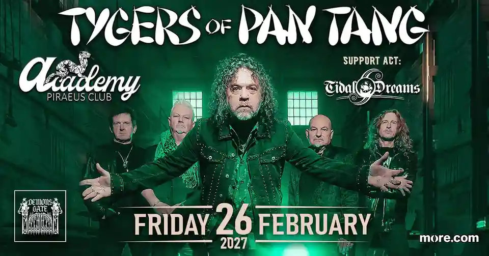 Tygers of Pan Tang vor susține un concert la Atena în luna februarie