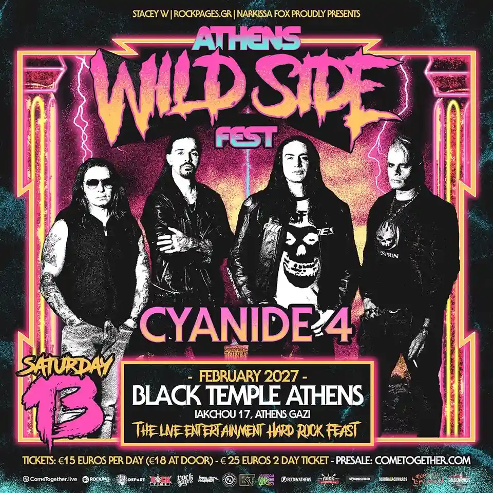 Trupa Cyanide 4 este confirmată pentru festivalul Athens Wild Side
