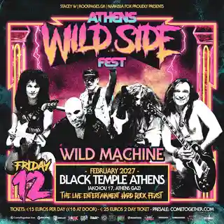 Wild Machine va concerta în cadrul festivalului Wild Side la Atena