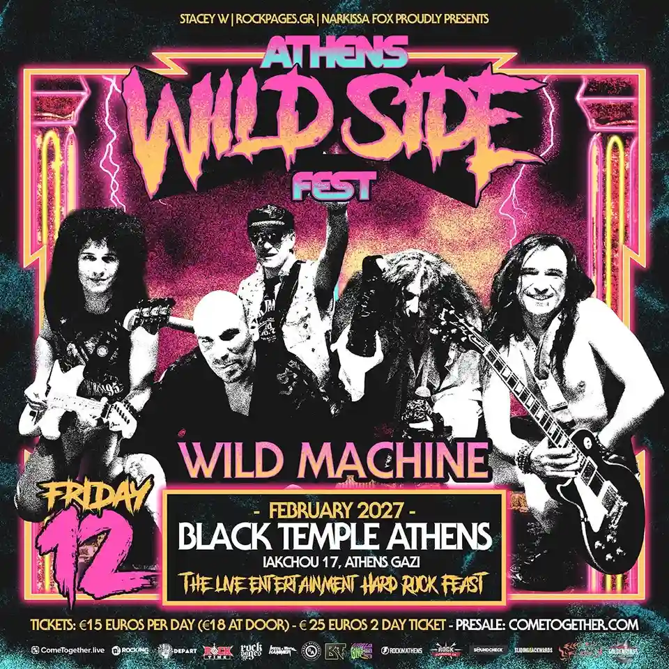 Wild Machine va concerta în cadrul festivalului Wild Side la Atena