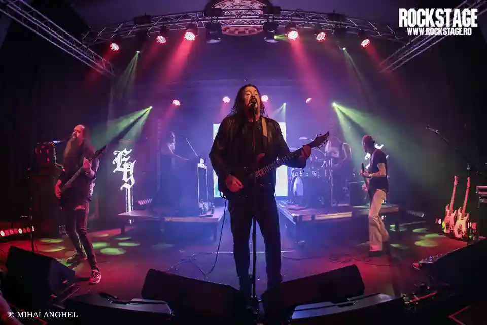 Fotografii de la concertul Evergrey în clubul Quantic din București