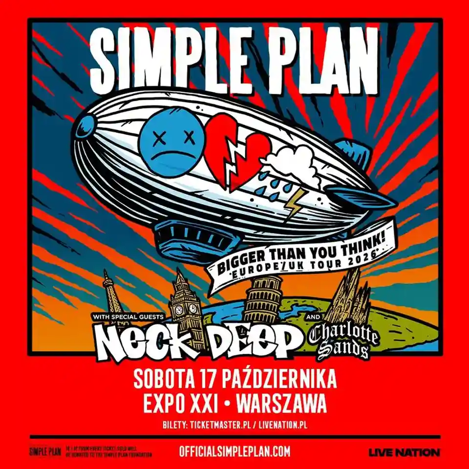 Simple Plan va concerta la București în cadrul turneului aniversar
