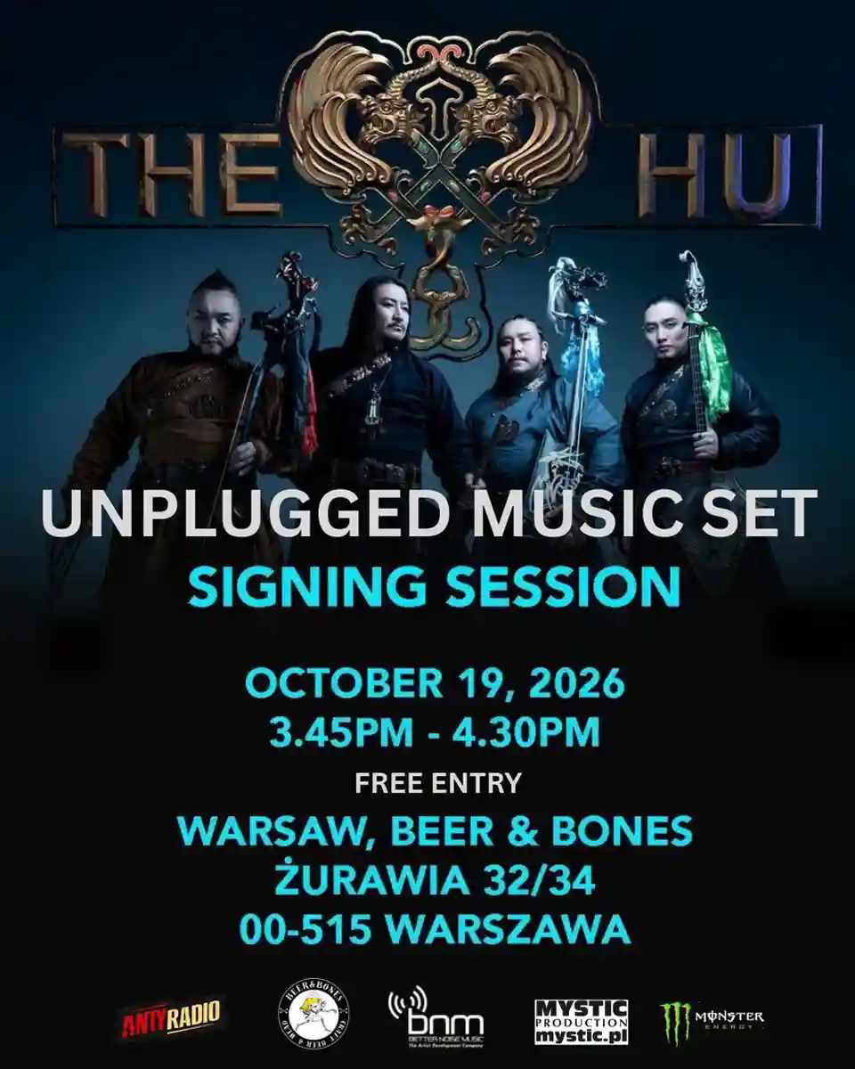 Trupa The HU susține un concert acustic gratuit la Varșovia