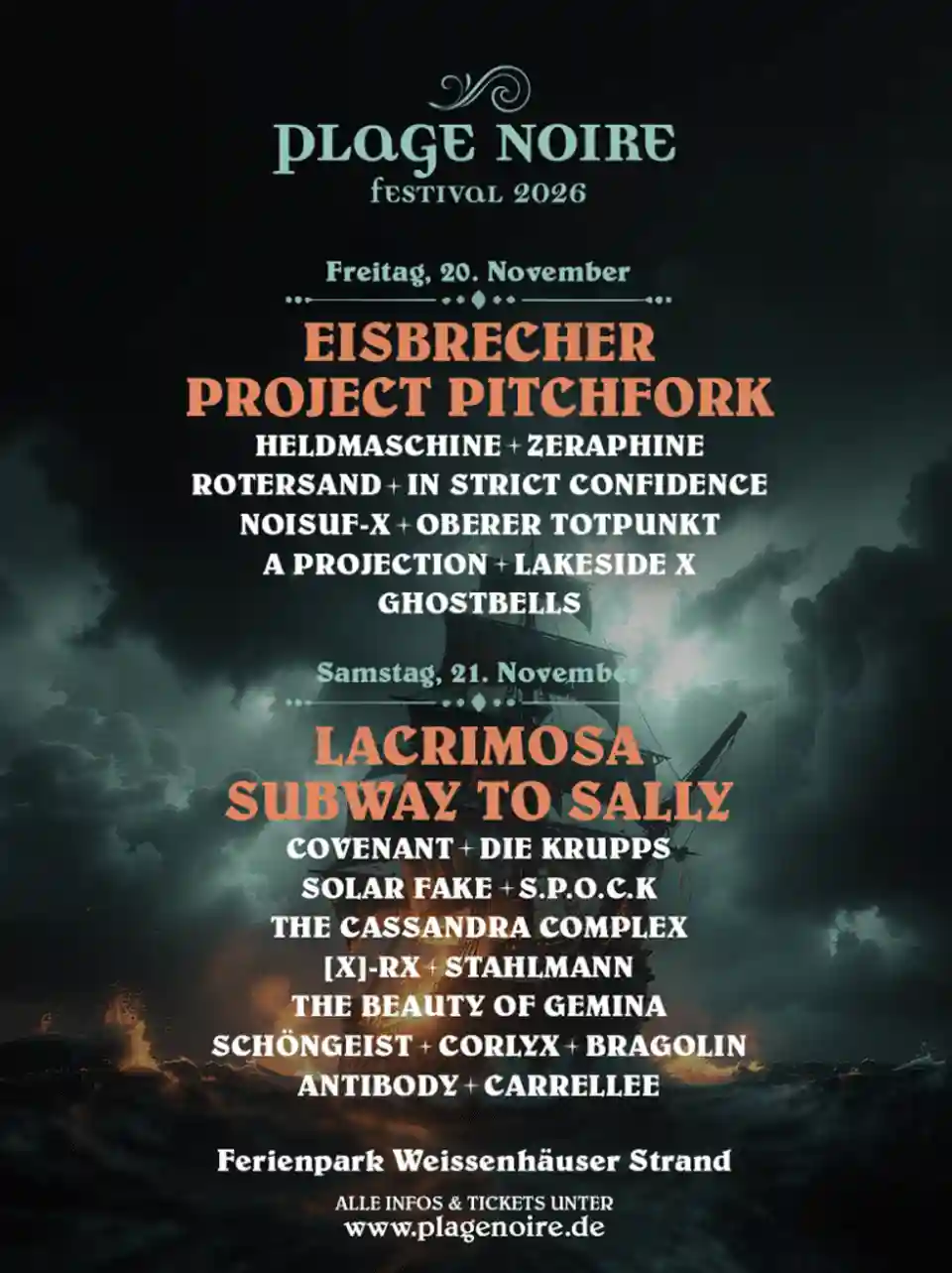 Programul pe zile și sesiunile de autografe la festivalul Plage Noire 2026