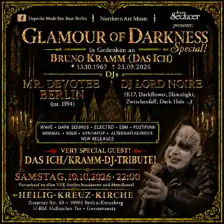 Evenimentul „Glamour Of Darkness” dedicat memoriei lui Bruno Kramm (Das Ich) din Berlin