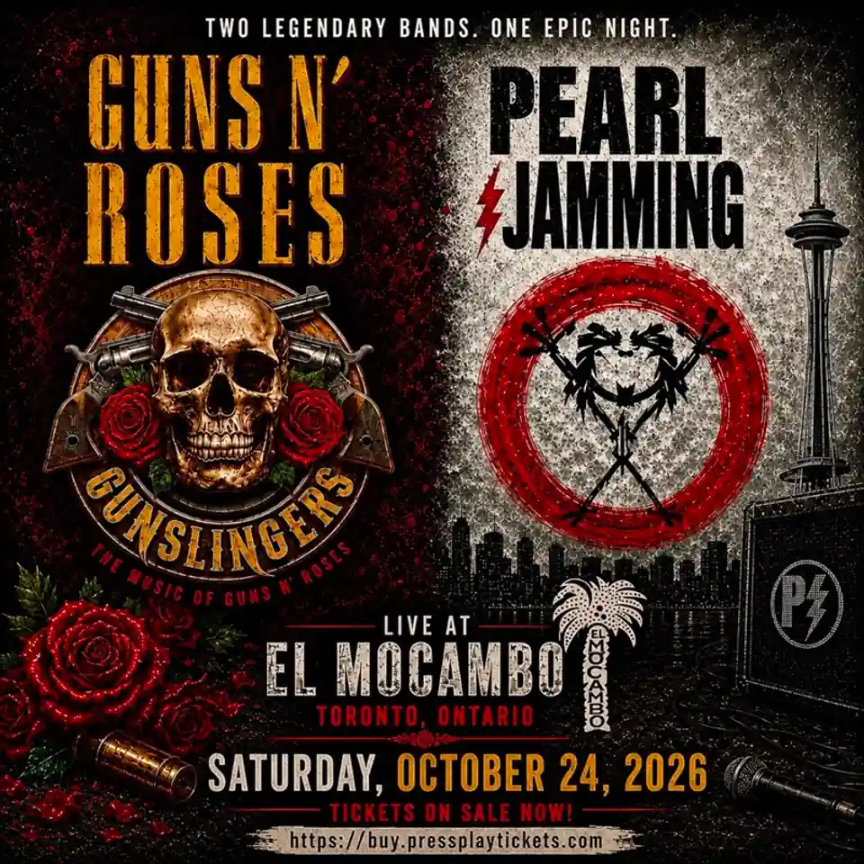 Gunslingers și Pearl Jamming concertează la El Mocambo în octombrie 2026