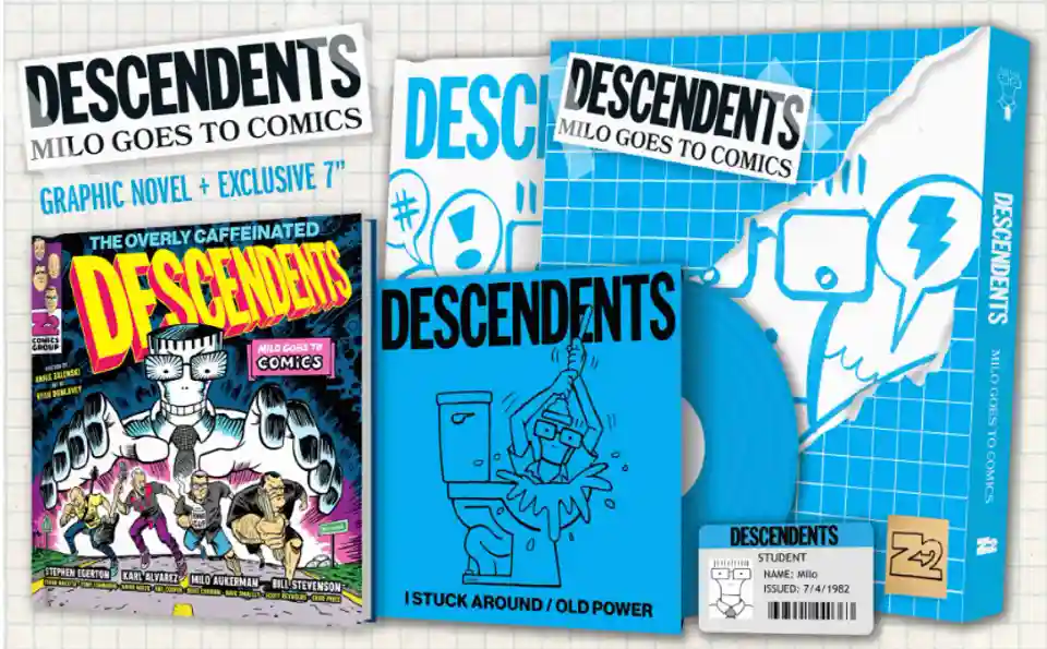 Descendents lansează romanul grafic „DESCENDENTS: MILO GOES TO COMICS” în 2027
