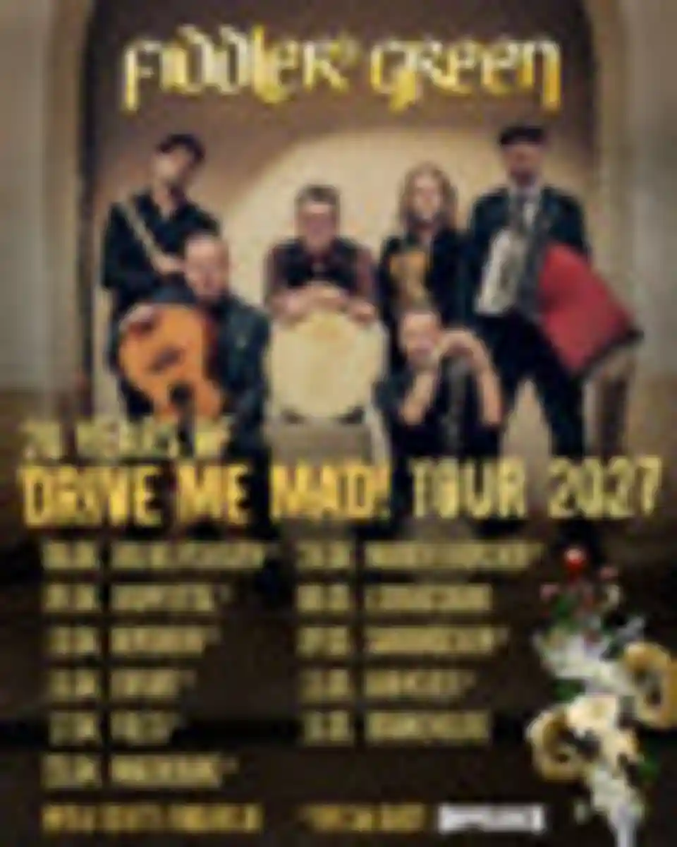 Fiddler's Green anunță turneul 20 Years Of Drive Me Mad pentru anul 2027