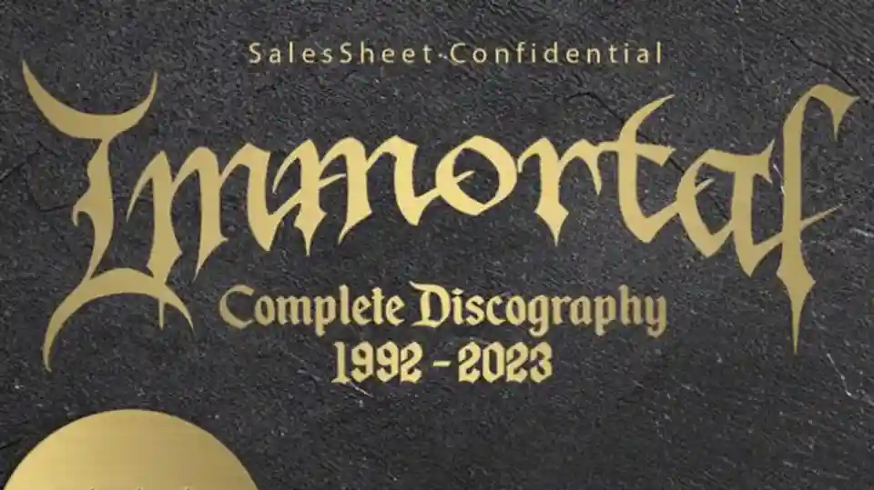 Immortal lansează o colecție completă sub formă de boxset cu 11 discuri vinil
