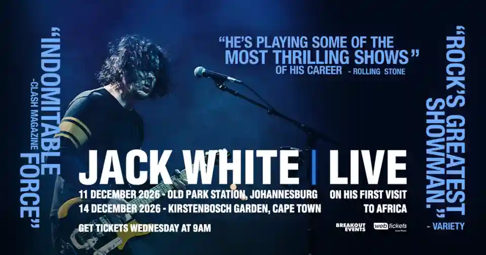 Jack White anunță primele sale concerte în Africa de Sud pentru luna decembrie