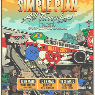 Simple Plan revine în Brazilia în 2027 cu turneul aniversar The Bigger Than You Think!