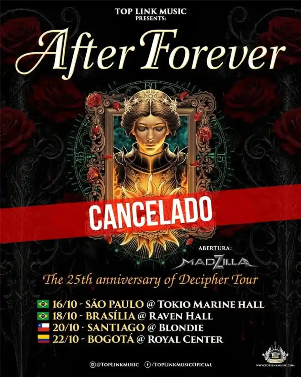 After Forever anulează turneul sud-american programat pentru luna octombrie
