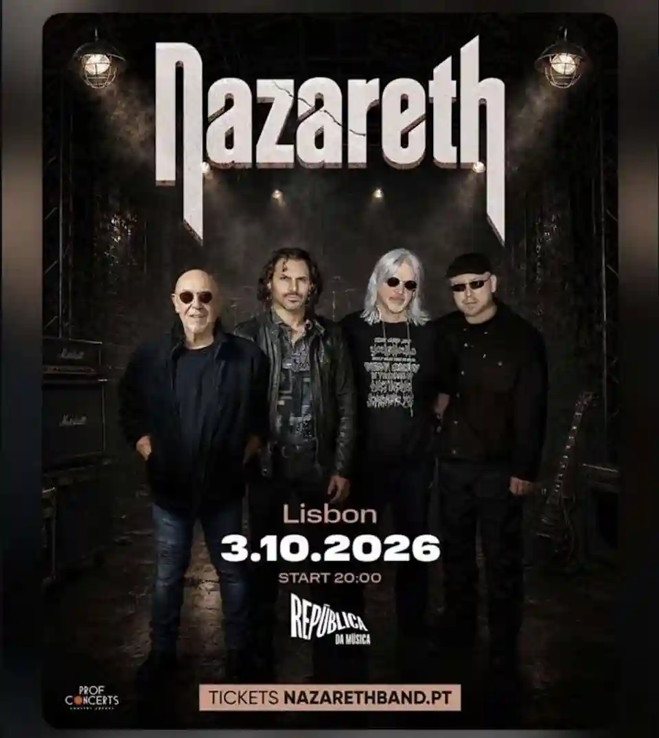 Nazareth va concerta pe 3 octombrie 2026 la República da Música