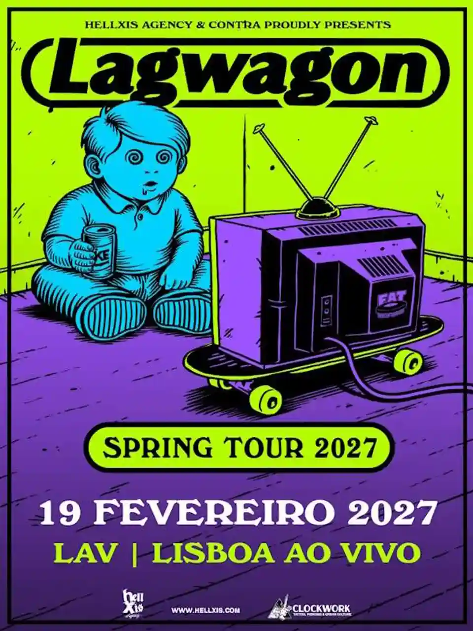 Lagwagon susține un concert la Lisabona în februarie 2027