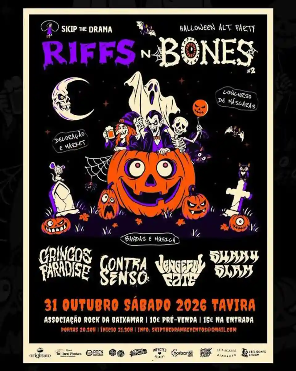 Evenimentul Riffs N’ Bones de Halloween la Tavira