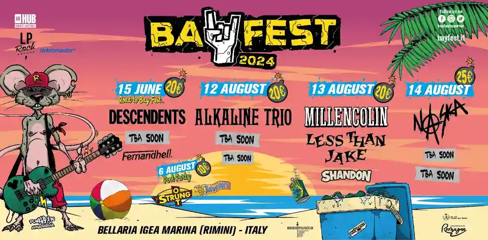Anunțate primele nume pentru festivalul Bay Fest 2024