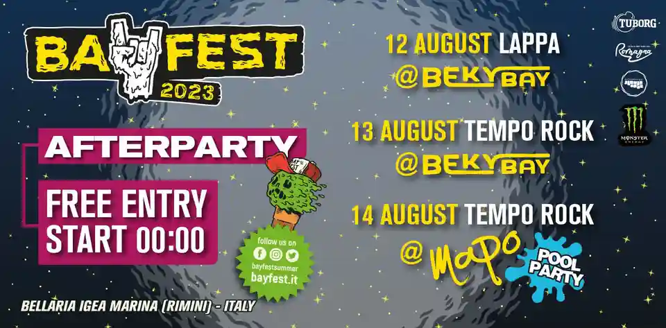 Anunț despre evenimentul Bay Fest 2023 After Party