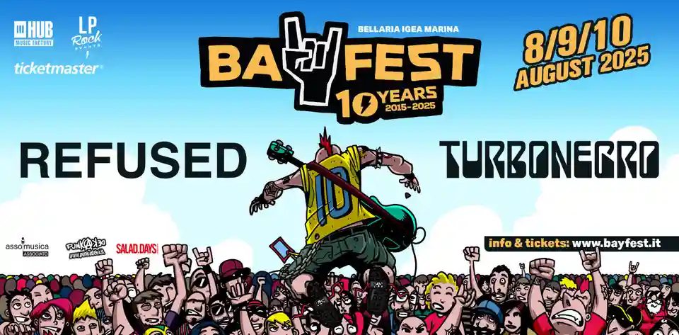 Refused și Turbonegro vor concerta la ediția din 2025 a festivalului Bay Fest