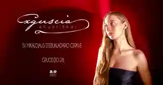 xguscia va susține un concert acustic la Lukiškių kalėjimas 2.0 în 28 decembrie