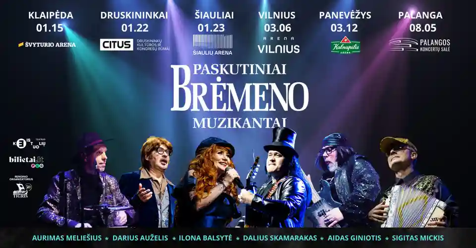 Turneul trupei Paskutiniai Brėmeno muzikantai din Lituania