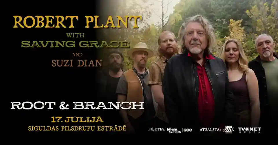 Robert Plant și Saving Grace featuring Suzi Dian vor concerta la Castelul Sigulda