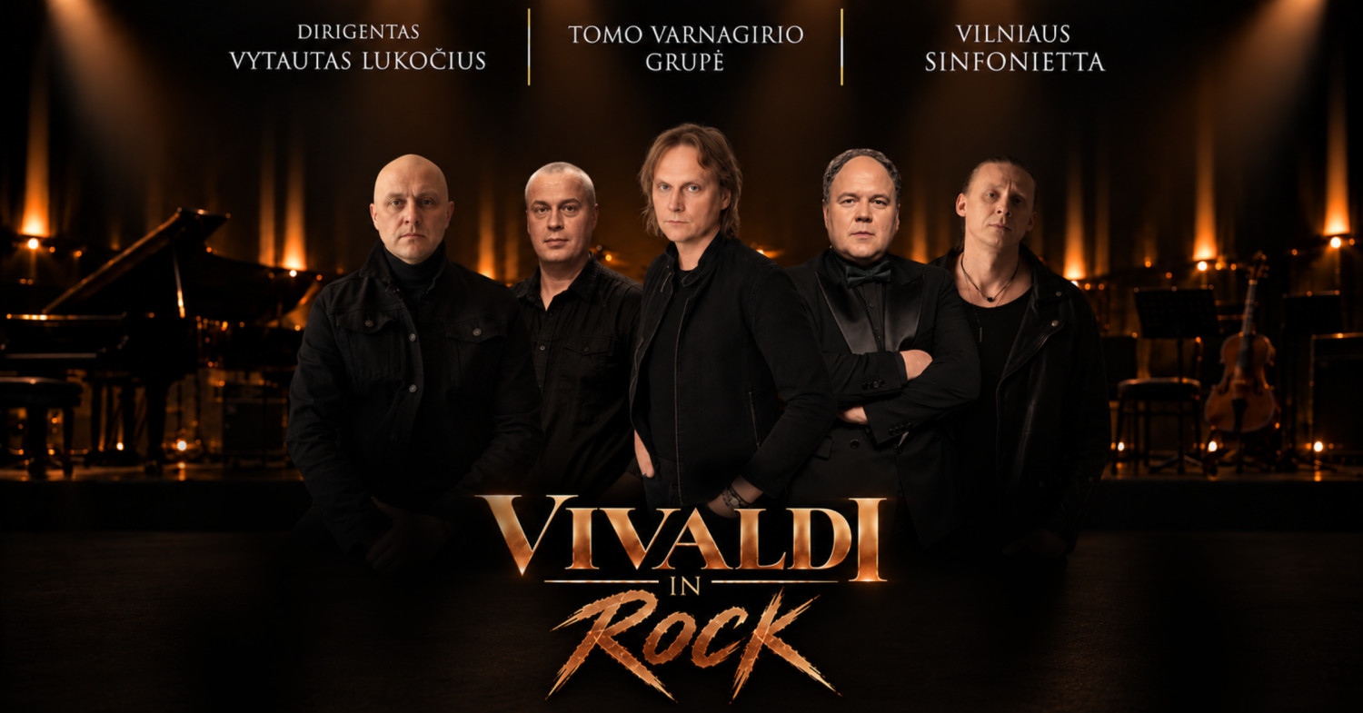 Proiectul Vivaldi In Rock susținut de Tomas Varnagiris pe 26 decembrie 2026