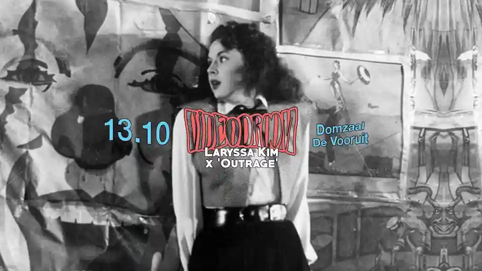 Laryssa Kim susține un performance muzical pentru filmul „Outrage” la Kunstencentrum VIERNULVIER