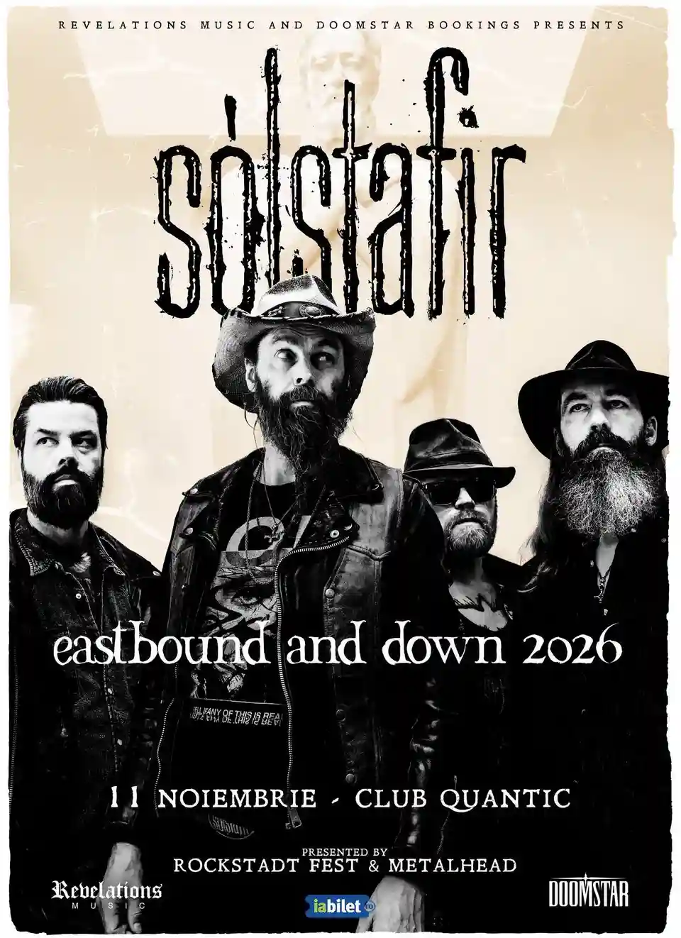 SÓLSTAFIR va concerta la clubul Quantic pe 11 noiembrie