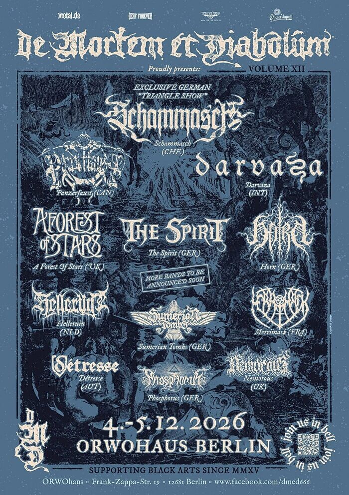 Programul festivalului De Morte Et Diabolum de la Berlin