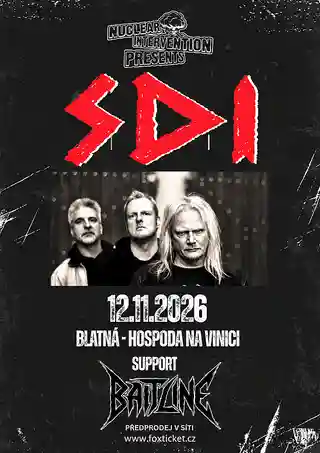 Concert S.D.I. și Baitline în Blatná pe 12 noiembrie