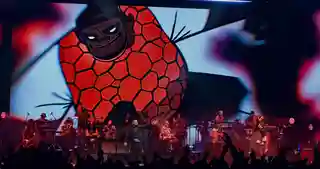 Gorillaz a susținut un concert în Detroit alături de invitați speciali