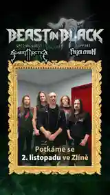 BEAST IN BLACK, Sonata Arctica, Frozen Crown - sportovní hala Datart - Zlín