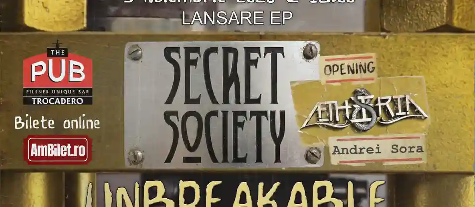 Secret Society lansează un nou EP printr-un concert la The Pub Universității