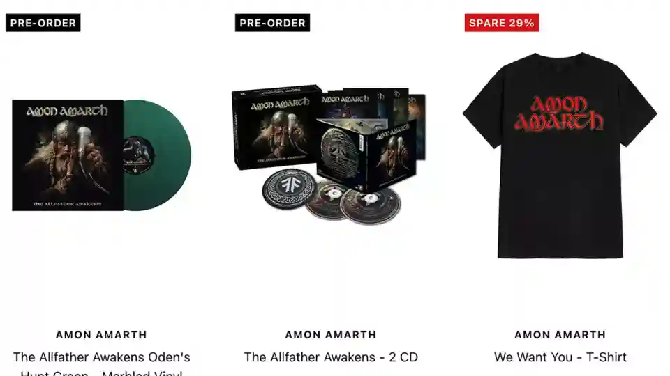Turneul Amon Amarth „The Allfather Awakens” va avea loc în Germania