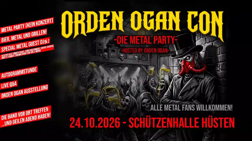 Orden Ogan organizează un eveniment special pentru fani în octombrie