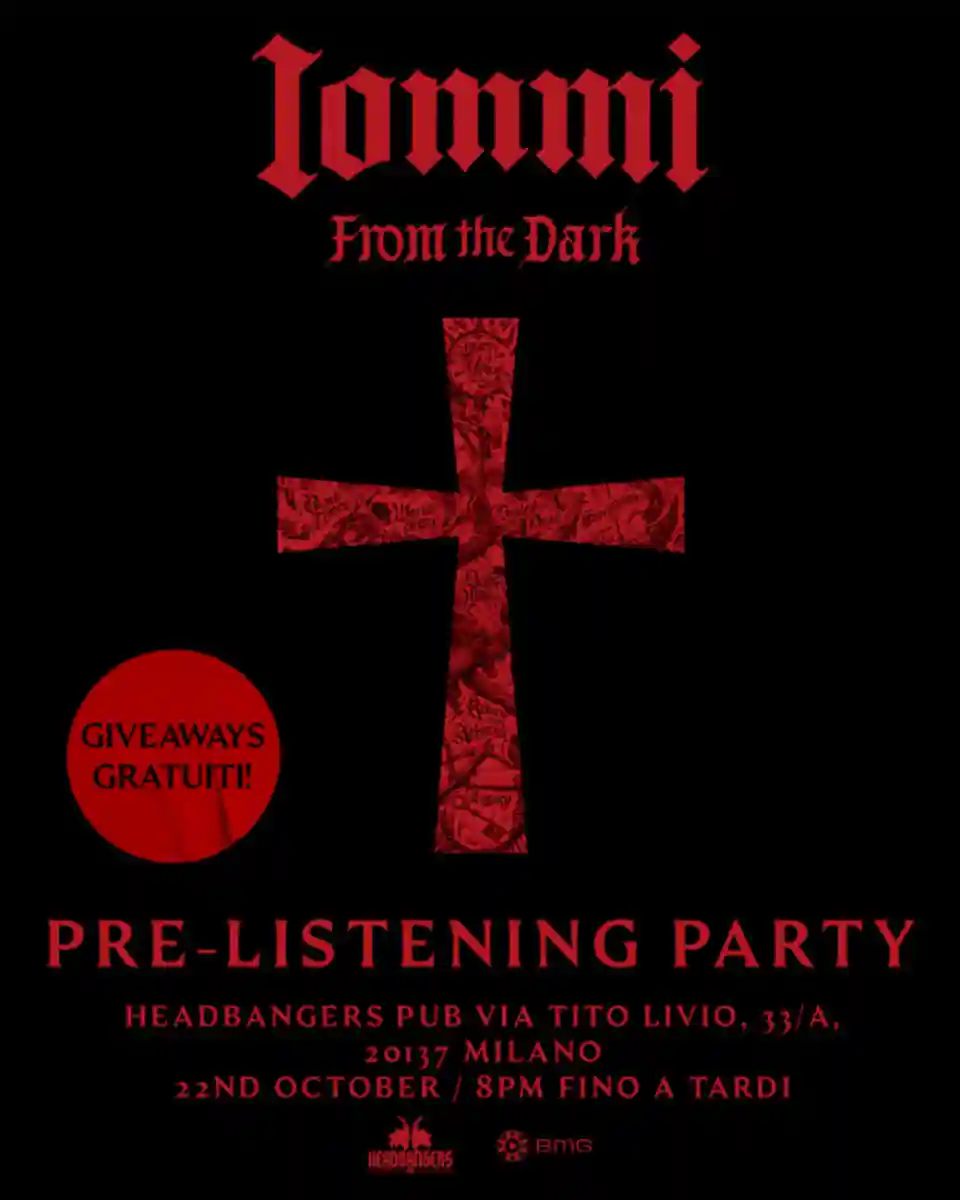 Tony Iommi organizează un listening party pentru albumul „From The Dark” la Milano