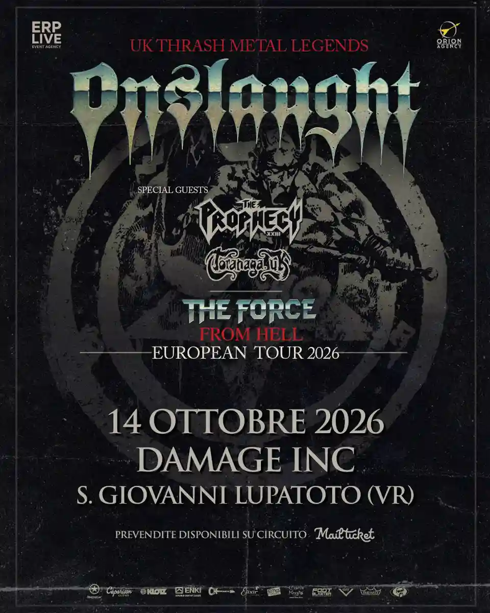 Onslaught concertează la Verona în cadrul turneului aniversar