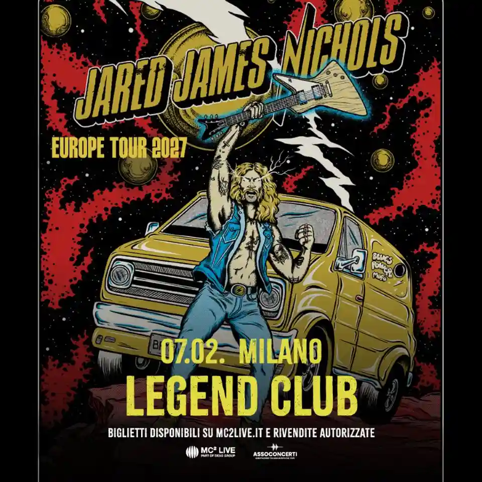 Jared James Nichols revine în Italia cu un concert în luna februarie