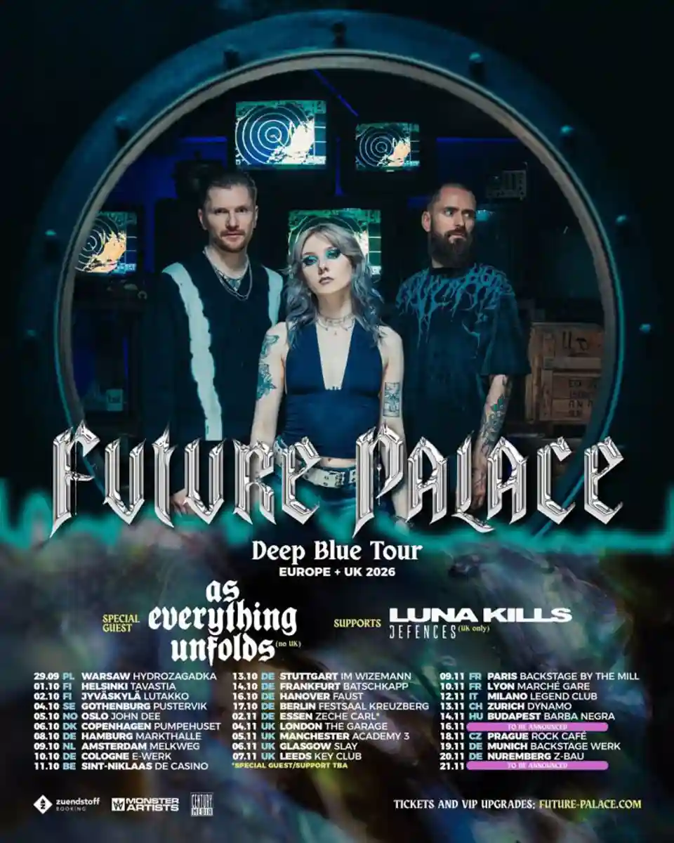 Future Palace, Luna Kills și As Everything Unfolds concertează la Zürich