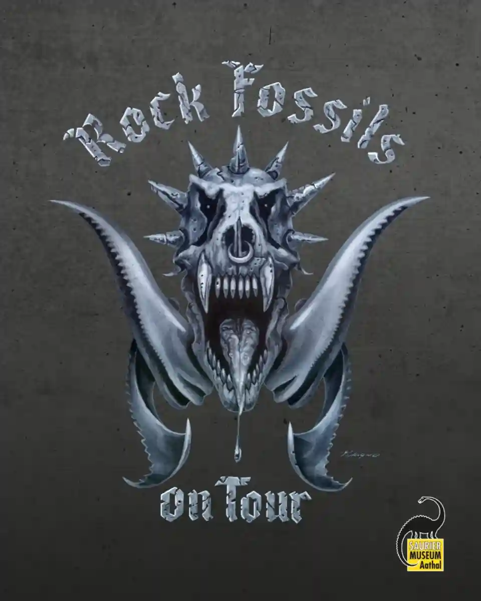 Expoziția „Rock Fossils on Tour” găzduită de Sauriermuseum Aathal