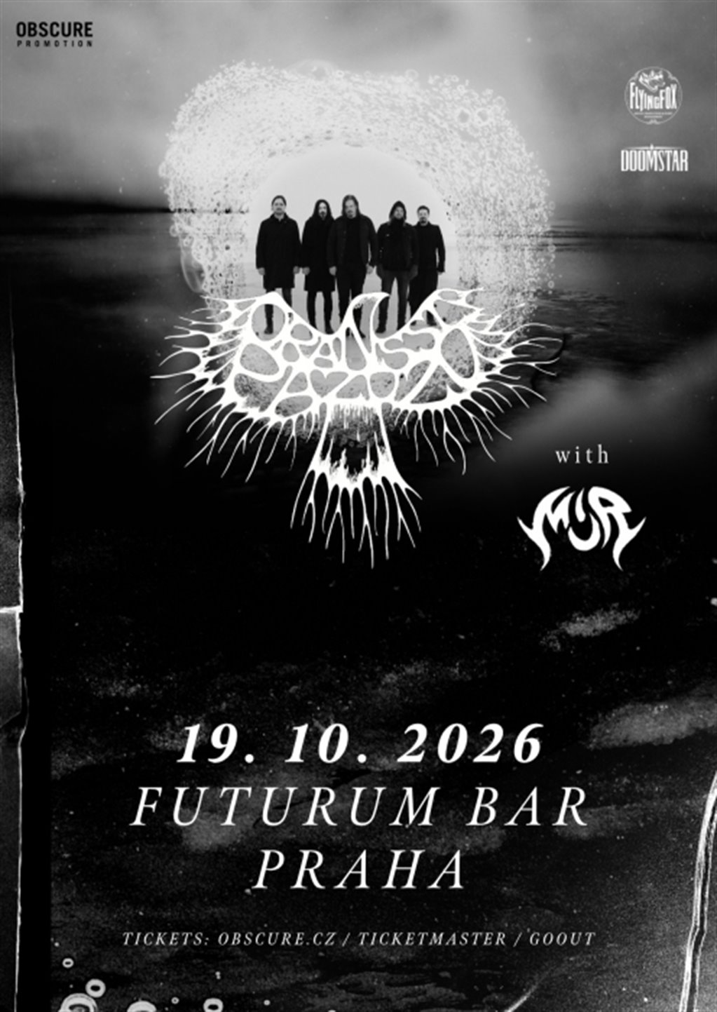 Oranssi Pazuzu și Múr vor susține un concert în Praga