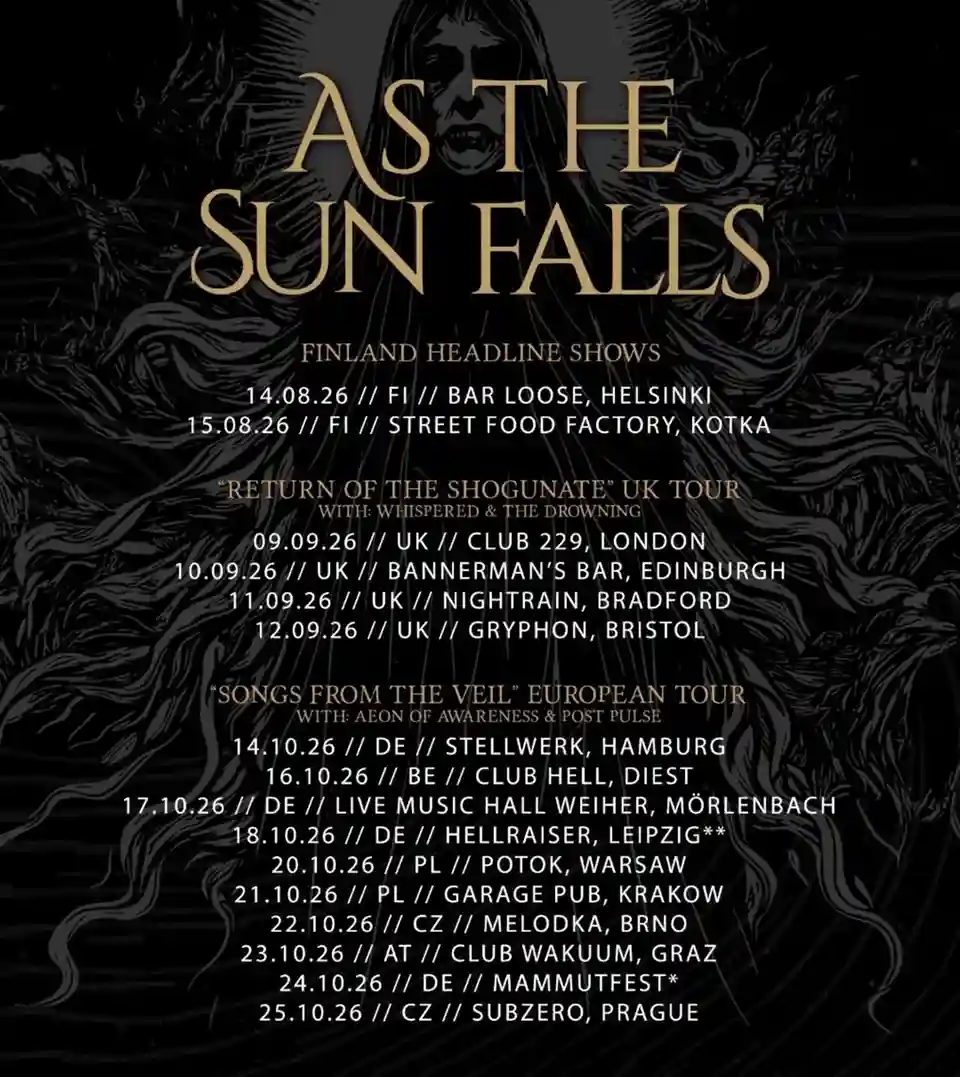 Concert As The Sun Falls, Aeon Of Awareness și Post Pulse la Praga